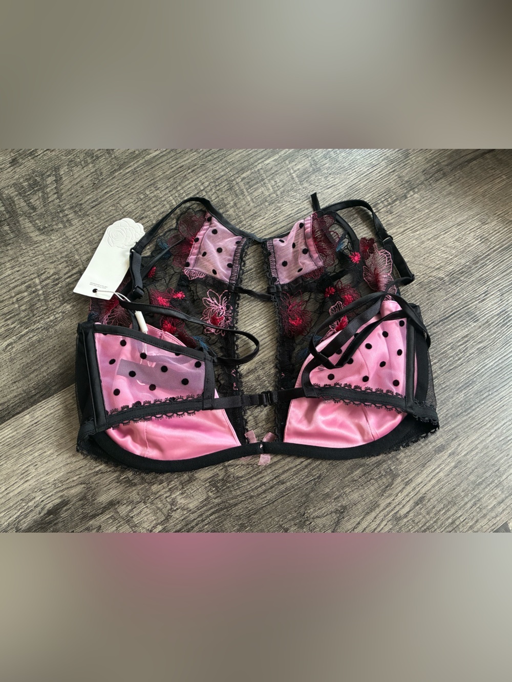 For Love and Lemons Zinnia High Neck Bra 34DD - Picture 6 of 8